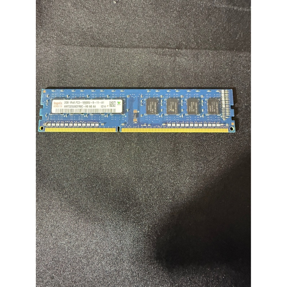 Hynix‎ 2GB RAM PC3-10600U DDR3 HMT325U6CFR8C-H9 Blue Excellent Desktop Memory